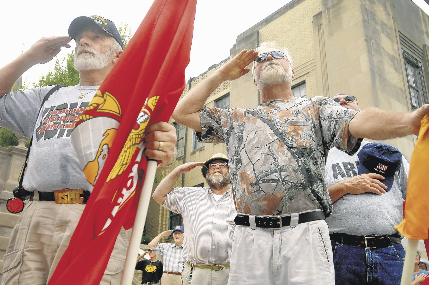 2009-07-31 Monument Terrace Troops Rally
